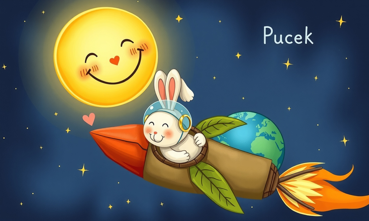 Króliczek Pucek i Marchewka, Która Uciekła na Księżyc